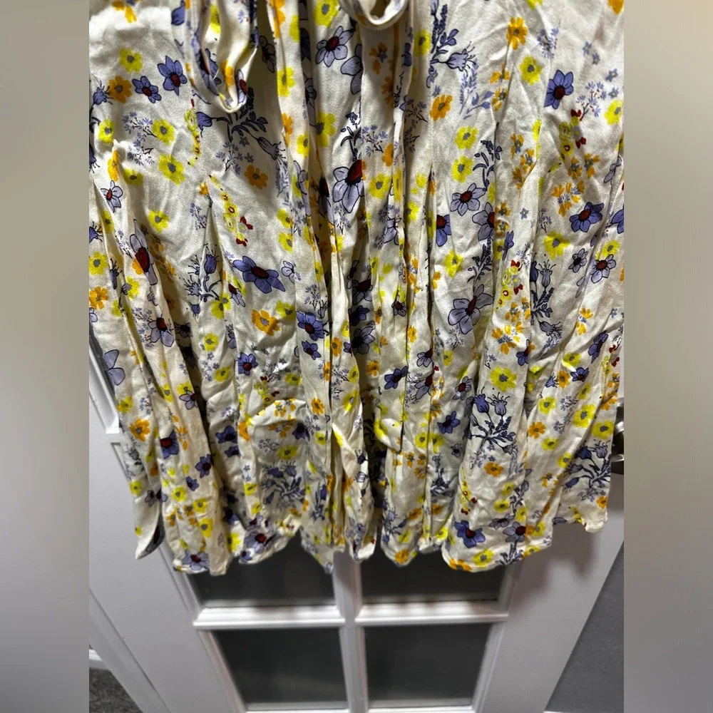 NWT Free People It Takes Two Wrap Dress in Ivory Combo - Picture 6 of 15